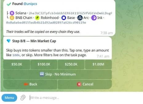 Dawn's minimum market cap step